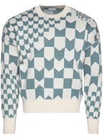 RHUDE pull Racing à motif monogrammé en intarsia - Tons neutres