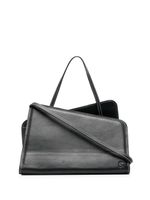 Yuzefi sac porté épaule Slant en cuir - Noir