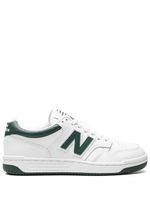 New Balance baskets 480 'White/Nightwatch Green' - Blanc - thumbnail