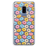 Pink donuts: Samsung Galaxy S9 Plus Transparant Hoesje