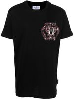 Philipp Plein t-shirt en coton à imprimé graphique - Noir