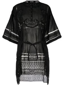 DSQUARED2 robe Sangallo en coton - Noir