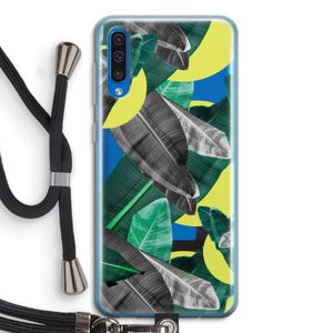 Fantasie jungle: Samsung Galaxy A50 Transparant Hoesje met koord