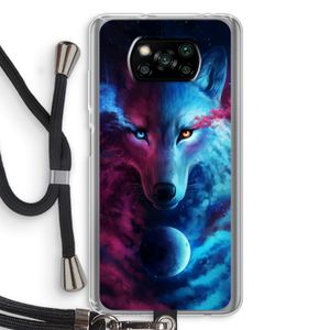 Where Light And Dark Meet: Xiaomi Poco X3 Pro Transparant Hoesje met koord