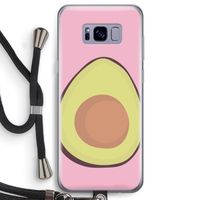 Avocado: Samsung Galaxy S8 Transparant Hoesje met koord