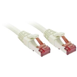 LINDY 47852 RJ45 Netwerkkabel, patchkabel CAT 6 S/FTP 2.00 m Grijs Snagless 50 stuk(s)