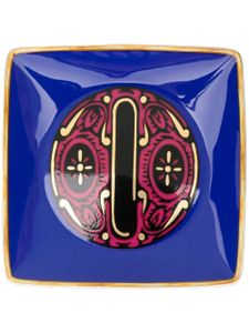 Versace assiestte Holiday Alphabet 'O' - Bleu