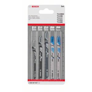 Bosch Accessories 2608667857 Decoupeerzaagbladenset Wood and Metal Basic, 5-delig, 1-noks schacht 5 stuk(s)