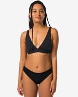 HEMA Dames Bikinibroekje Middelhoge Taille Zwart (zwart)