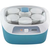 Yoghurtmaker - JOCCA - 1575 - 6 potten - Blauw en wit