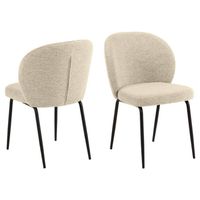 Giga Meubel Eetkamerstoel Santiago Cream - Giga Living