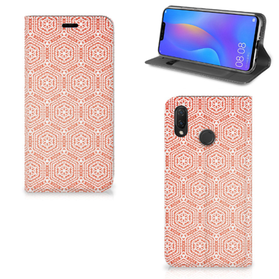 Huawei P Smart Plus | Hoesje met Magneet | Pattern Orange