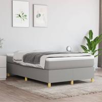 Bedframe zonder matras 120x200 cm stof lichtgrijs