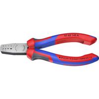 Knipex Netzwerk Werkzeug 97 62 145 A Krimptang Adereindhulzen 0.25 tot 2.5 mm²