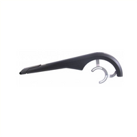 Hesling Kettingscherm velo 42-46t zwart 51 x 10 cm
