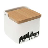 Peper- en Zoutvat Versa Barcelona Keramisch 12,2 x 11,5 x 12,2 cm