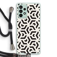 Crazy pattern: Samsung Galaxy A52s 5G Transparant Hoesje met koord