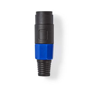 Luidsprekerconnector | Luidspreker 4-pins male | Zwart