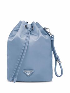 Prada sac seau Re-Nylon - Bleu