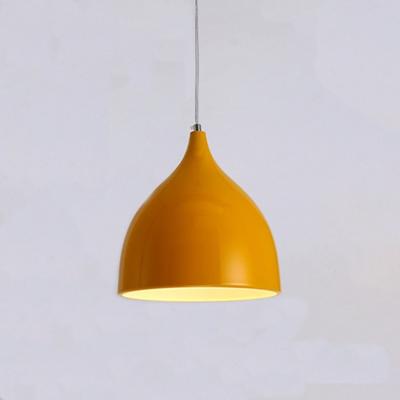 YWXLight restaurant kroonluchter eenvoudige moderne single-head eettafel lamp Fashion gangpad woonkamer Bar (geel)