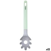 Pastalepel Quid Ozon Groen Plastic 32 cm (12 Stuks)