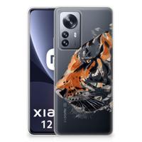 Smartphone hoesje Xiaomi 12 Pro Watercolor Tiger