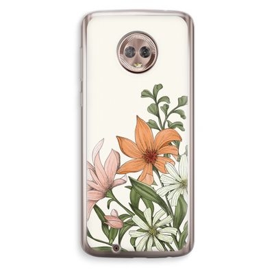 Floral bouquet: Motorola Moto G6 Transparant Hoesje