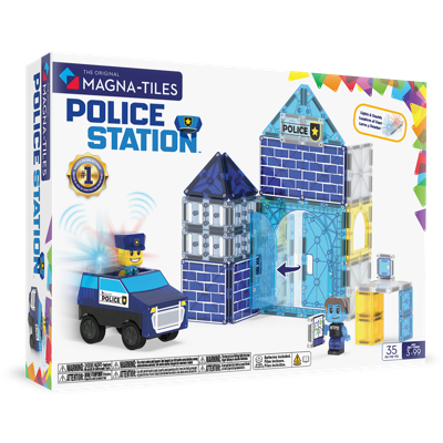 MagnaTiles politiestation 35 delig