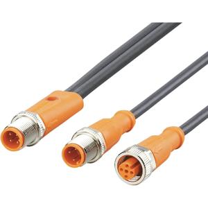 ifm Electronic EVC696 Verbindingskabel Aantal polen (sensoren): 3, 5 Stekker, recht, Bus, recht 10 m 1 stuk(s)