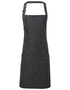 Premier Workwear PW126 Jeans Stitch Denim Bib Apron