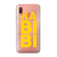 Habibi Majorelle : Samsung Galaxy A20e Transparant Hoesje