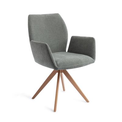 Jesper Home Eetkamerstoel 'Misaki' Turn Peach, Draaibaar, kleur Breezy Blue