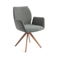 Jesper Home Eetkamerstoel 'Misaki' Turn Peach, Draaibaar, kleur Breezy Blue