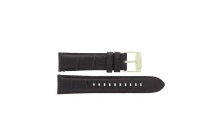 Horlogeband Fossil ME1127 Leder Bruin 22mm