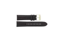 Horlogeband Fossil ME1127 Leder Bruin 22mm