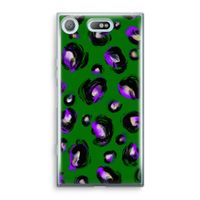 Green Cheetah: Sony Xperia XZ1 Compact Transparant Hoesje