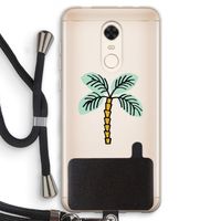 Palmboom: Xiaomi Redmi 5 Transparant Hoesje met koord