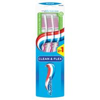Aquafresh Tandenborstel clean & flex medium Aquafresh Tandenborstel clean & flex medium