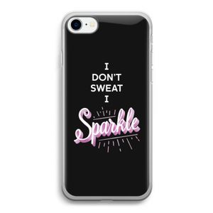 Sparkle quote: iPhone SE 2020 Transparant Hoesje