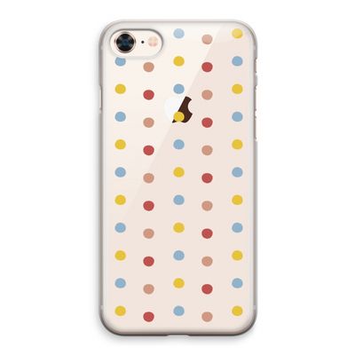 Bollen: iPhone 8 Transparant Hoesje