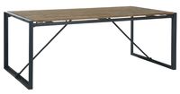 D-Bodhi Fendy Tafel NO.1 - L220xB100xH78 Cm - Teakhout Blad - Metalen Poten - thumbnail