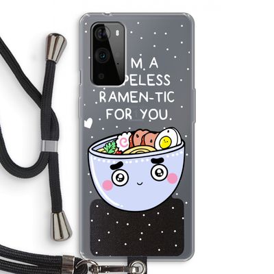 I'm A Hopeless Ramen-Tic For You: OnePlus 9 Pro Transparant Hoesje met koord