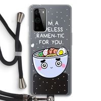 I'm A Hopeless Ramen-Tic For You: OnePlus 9 Pro Transparant Hoesje met koord