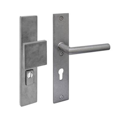 Intersteel Voordeurbeslag rechtVurano PC 72mm RVS getrommeld - 0034.396236Z