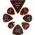 Fender All Shapes Celluloid Medley Tortoise Shell Medium (8 stuks)