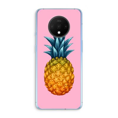 Grote ananas: OnePlus 7T Transparant Hoesje