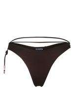 Jacquemus bas de bikini à taille basse - Marron - thumbnail