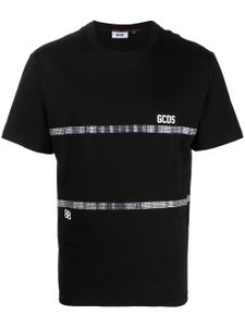 GCDS t-shirt à ornements en cristal - Noir