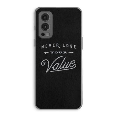 Never lose your value: OnePlus Nord 2 5G Transparant Hoesje