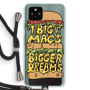 Big Macs Bigger Dreams: Pixel 5a 5G Transparant Hoesje met koord